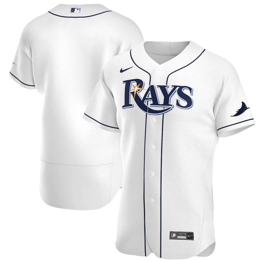 Cheap Mens Tampa Bay Rays Nike White Home Authentic Team MLB Jerseys